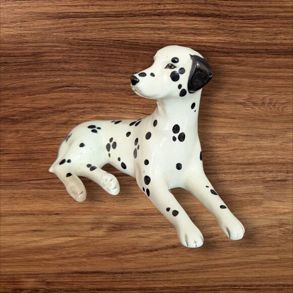 Vintage WR Midwinter Ltd Dalmatian Figurine England Ceramic Dog Statue 6" Long U - Picture 1 of 8